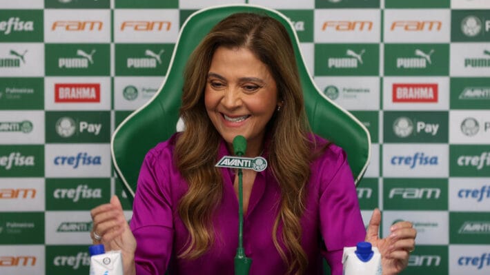 Leila e Lamacchia não vão comprar a SAF do Vasco, mas o futebol está nas veias da presidente do Palmeiras