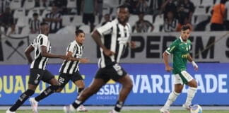Velocidade do Botafogo e defesa sem sobras do Palmeiras definem vitória do time do Rio no jogo dos líderes
