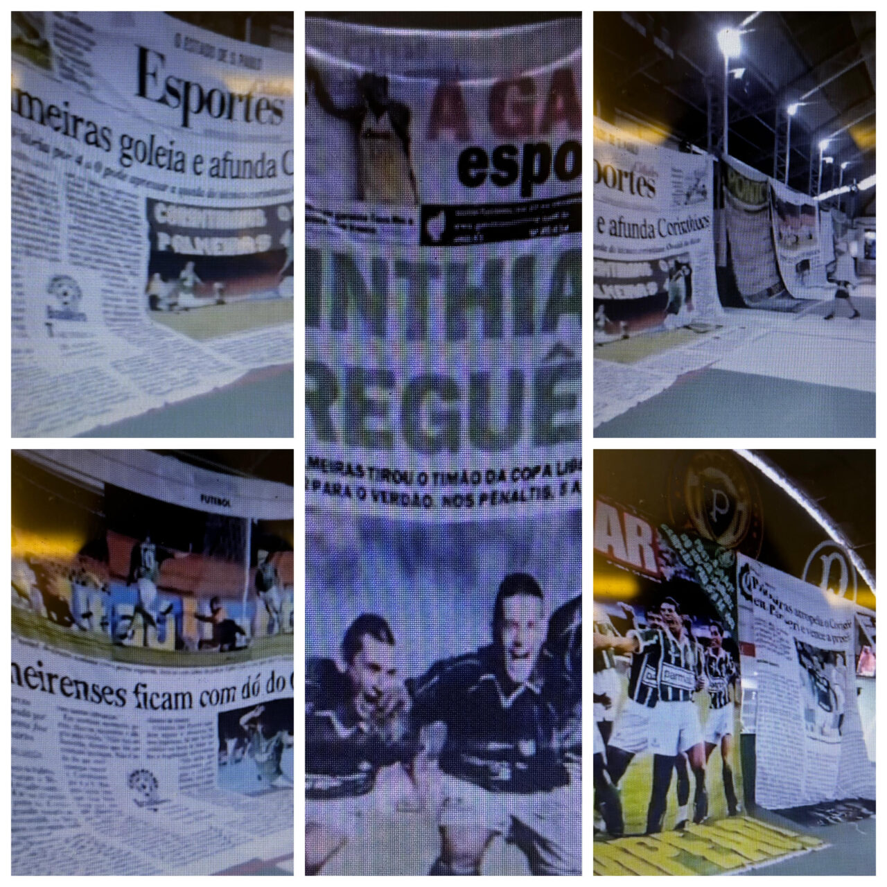 PM proibe 11 capas de jornais de vitórias do Palmeiras contra o Corinthians de décadas passadas