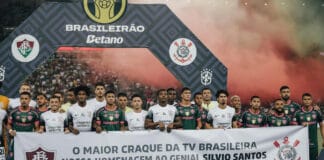 Em dia de luto e homenagem a Silvio Santos, Flu e Corinthians fazem jogo horroroso no Rio