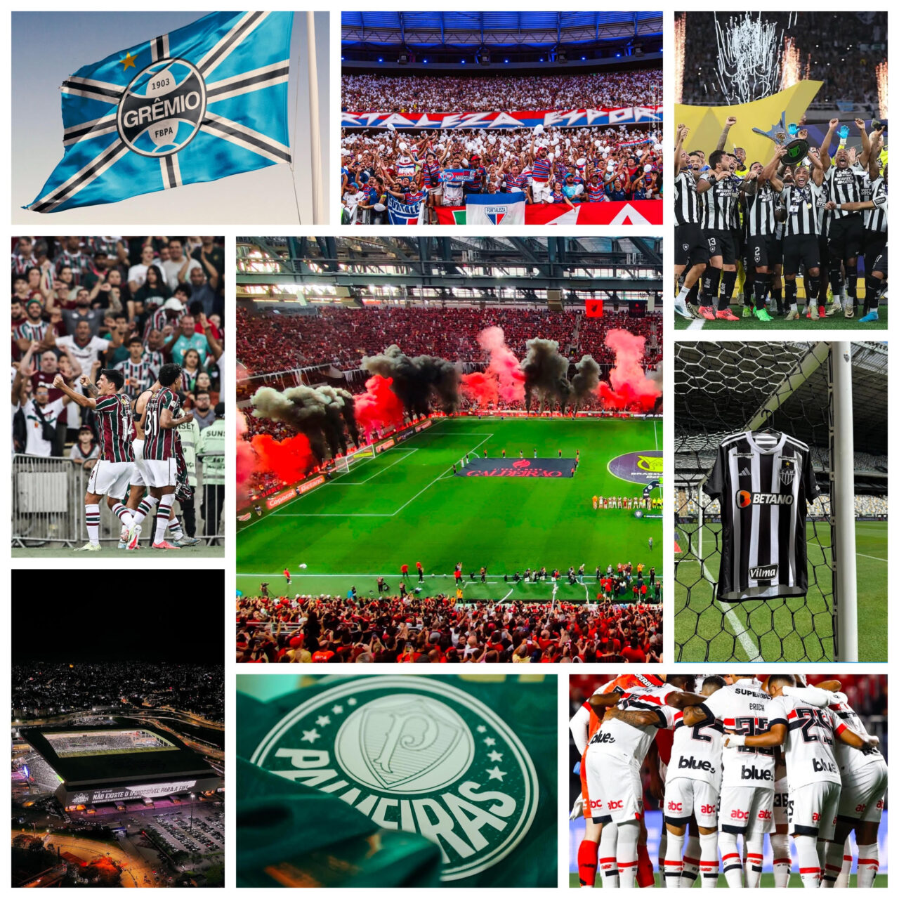 Montagem clubes
