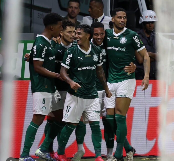 Palmeiras gol contra o SP Palmeiras