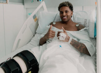 Rodrygo passa por cirurgia no joelho direito e perde Champions League e Copa do Mundo