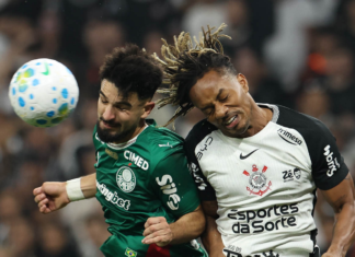 Faltou apetite ao Palmeiras para ganhar do Corinthians com dois jogadores a mais em Itaquera