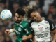Faltou apetite ao Palmeiras para ganhar do Corinthians com dois jogadores a mais em Itaquera