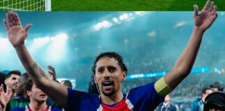 PSG ou Arsenal: quem chega mais pronto para conquistar a Liga dos Campeões? Liga dos Campeões, o zagueiro brasileiro Marquinhos, do PSG
