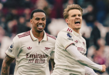 No sufoco, o Arsenal coloca uma mão no título da Premier League