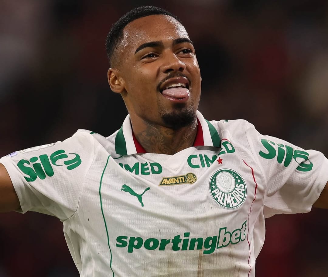 Allan O garoto Allan celebra o seu gol na vitória sobre o Flamengo em mais atuação decisiva em jogo grande do Palmeiras