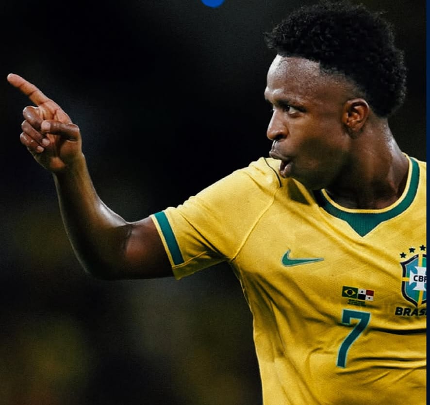 Brasil Vini Júnior abre o caminho da goleada da seleção brasileira com menos de um minuto de partida