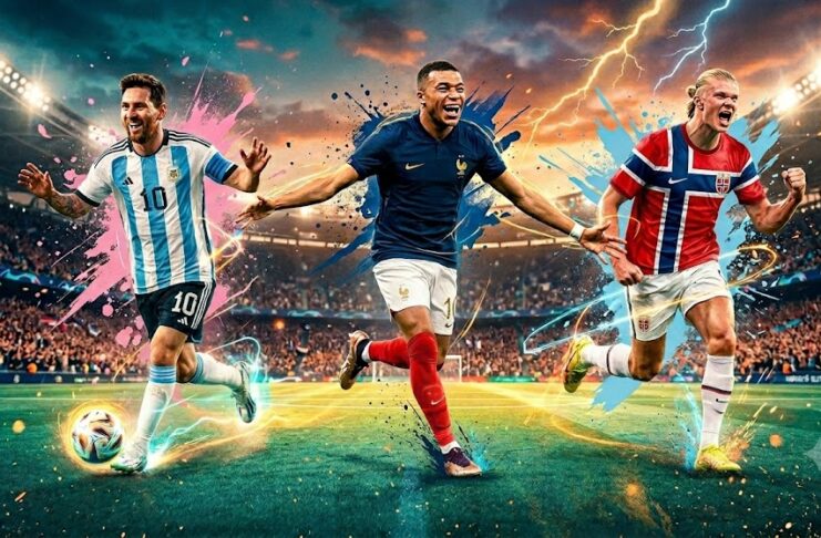 Segunda é dia de artilharia pesada na Copa: Messi, Mbappé e Haaland entram em campo