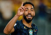 Brasil Decisivo dentro da área, Matheus Cunha deixa a sua marca com os dois primeiros gols da seleção brasileira na vitória sobre o Haiti