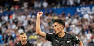 Irã x Nova Zelândia Elijah Just entra para a história como o primeiro jogador da Nova Zelândia a fazer dois gols em uma partida de Copa