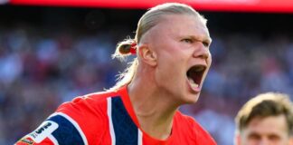 Haaland mostra o seu cartão de visitas e marca o primeiro gol em sua estreia em uma Copa do Mundo