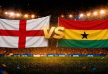 Tudo sobre o jogo: Inglaterra, do atacante Harry Kane, encara Gana, de Antoine Semenyo