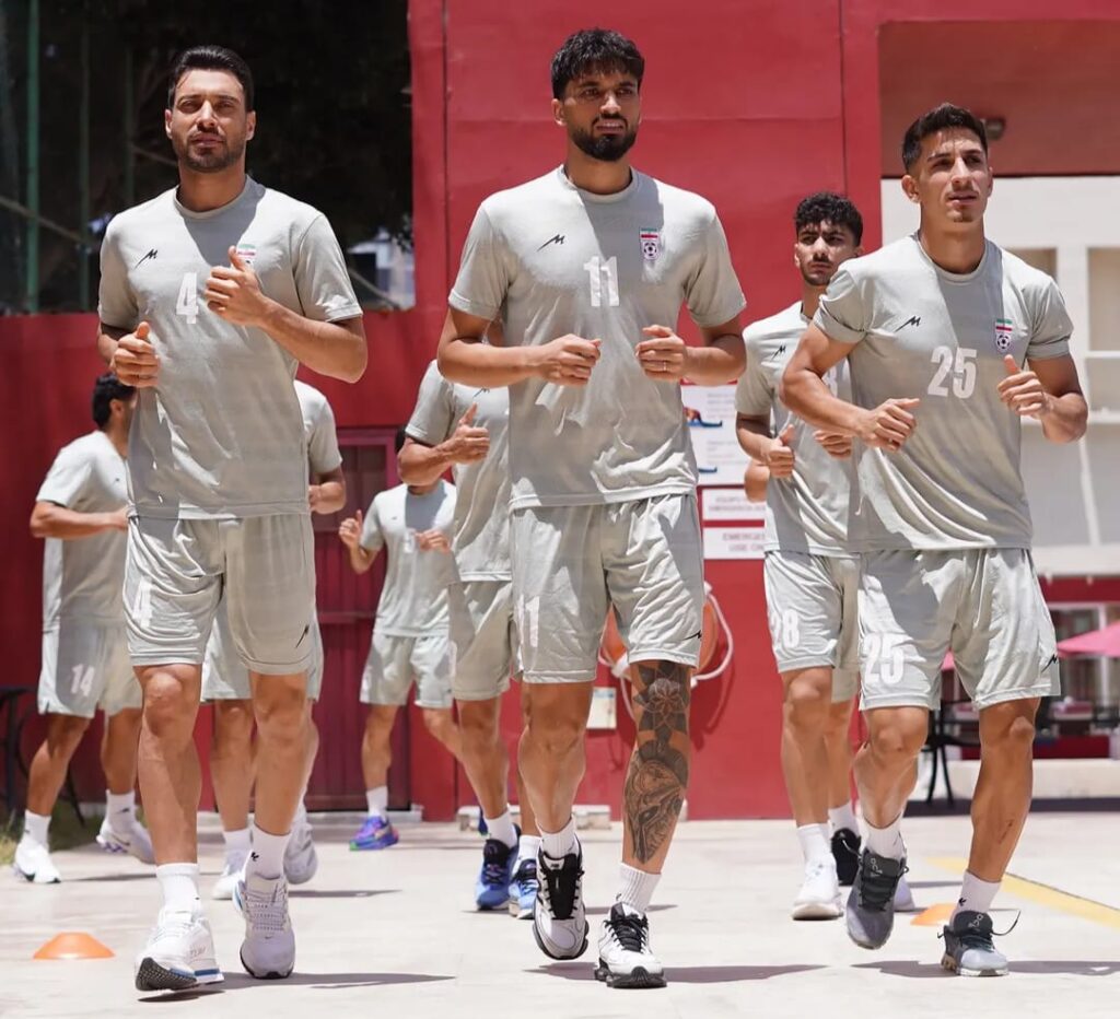 Irã Jogadores do Irã fazem o primeiro treino no hotel da concentração em Tijuana no México