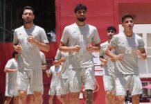 Irã Jogadores do Irã fazem o primeiro treino no hotel da concentração em Tijuana no México