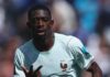Dembélé Na contagem com os dedos, Dembélé sai para comemoração do seu terceiro gol na goleada da França sobre a Noruega