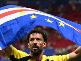 Cabo Verde o goleiro Vozinha
