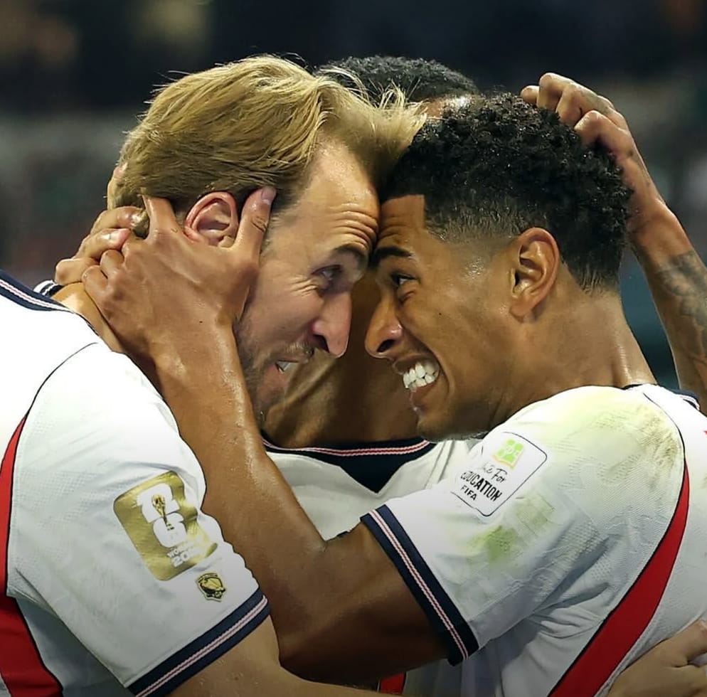 Inglaterra Kane e Bellingham