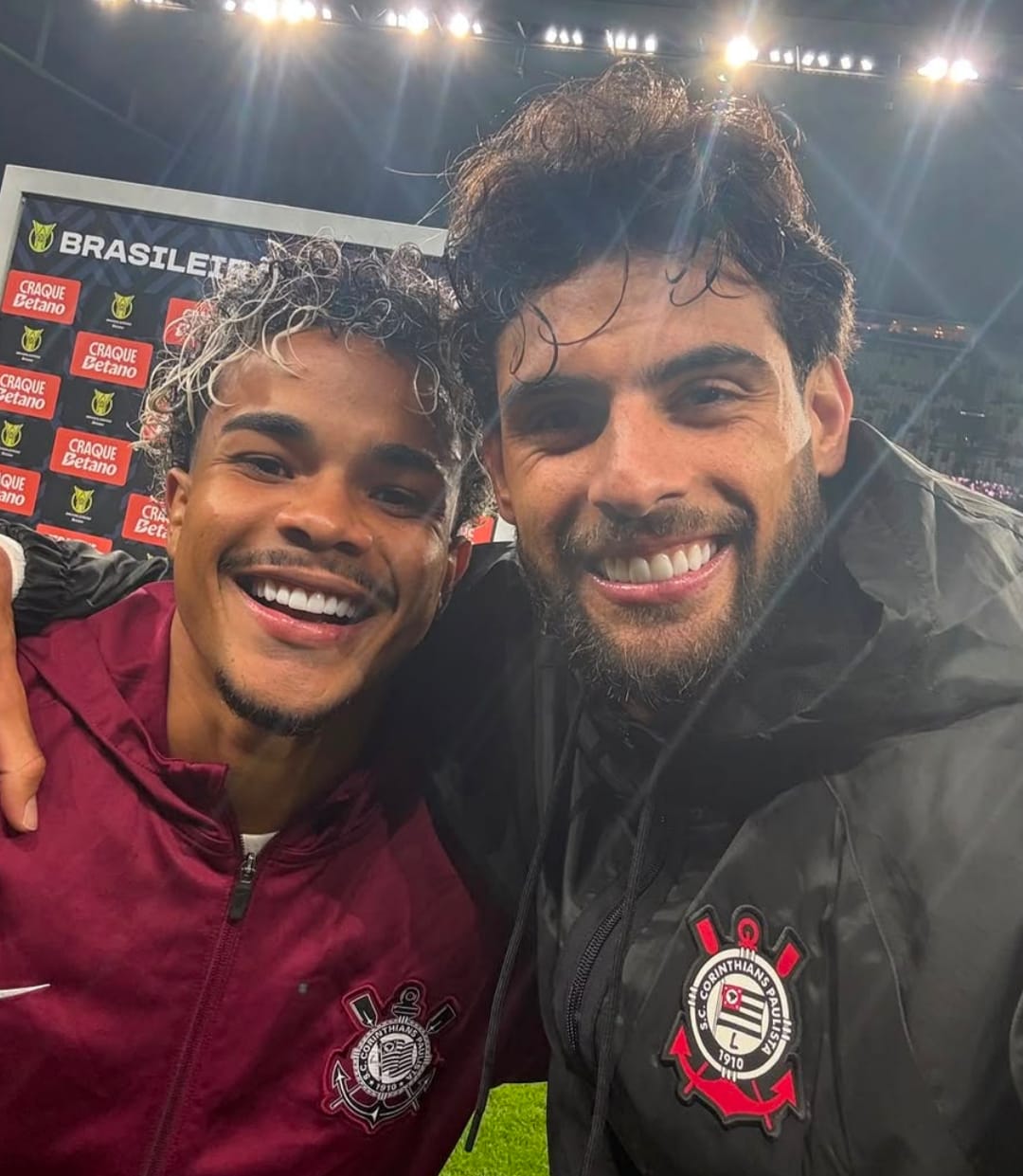 Corinthians Kaio César e Yuri Alberto