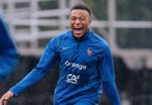 Mbappé descontração