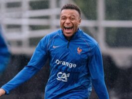 Mbappé descontração