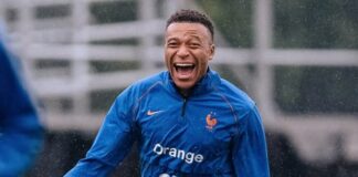 Mbappé descontração