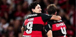Flamengo Pedro e Léo Pereira