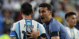 Scaloni e Messi