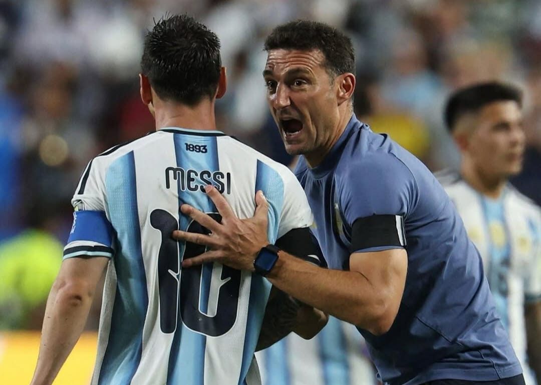 Scaloni e Messi