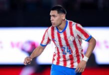 Gustavo Caballero, do Santos, é convocado para a seleção do Paraguai para dois amistosos nos EUA