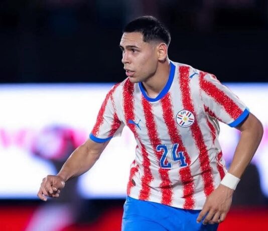 Gustavo Caballero, do Santos, é convocado para a seleção do Paraguai para dois amistosos nos EUA