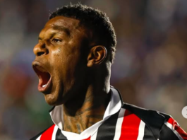 São Paulo vence a batalha contra a altitude, mas ainda não consegue derrotar seu maior problema São Paulo Arboleda comemora gol