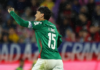 Palmeiras ‘copeiro’ derruba o Cerro, esfria a crise e vai às quartas de final da Libertadores Palmeiras Gustavo Gómez