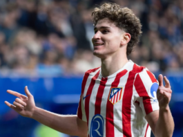 Do sonho com o Barcelona ao ultimato: Julián Álvarez fica sem saída ideal no Atlético de Madrid Julián Alvarez comemora gol Homem Aranha