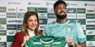 Palmeiras preserva o elenco, acumula rombo e reduz a margem para fechar as contas no azul Palmeiras Leila Pereira apresenta o zagueiro Barboza