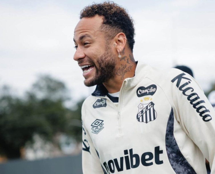 Cuca Neymar treino do Santos