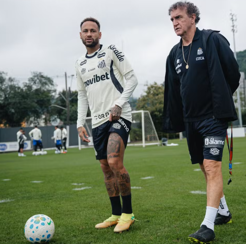 Santos Neymar e Cuca