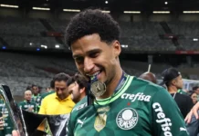 Murilo renova com o Palmeiras até 2029 e mira recorde de jogos no clube