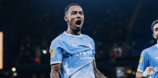 Allan se apresenta ao Manchester City: ex-Palmeiras faz gol e dá assistência na estreia