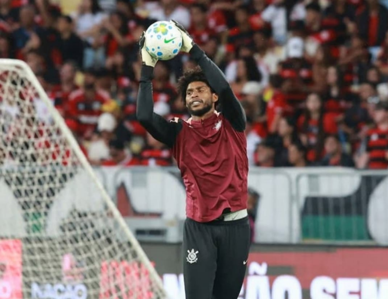 Hugo Souza, goleiro do Corinthians