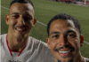 São Paulo Iago (esq.) e Luciano, jogadores do São Paulo