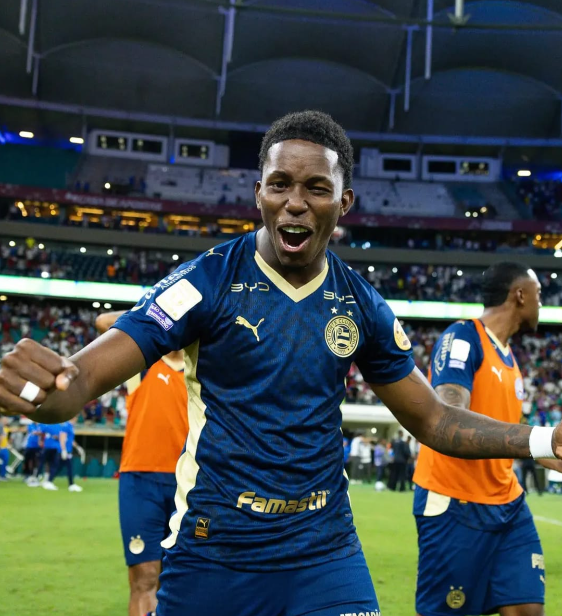 Bahia Jean Lucas comemora a vitória