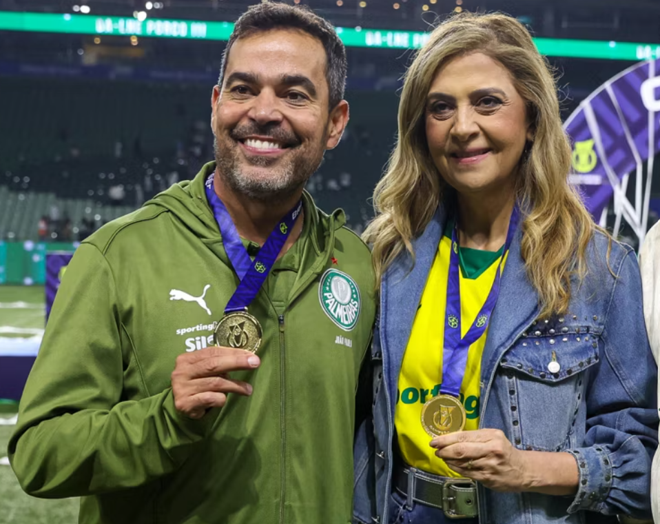 João Paulo Sampaio e Leila Pereira