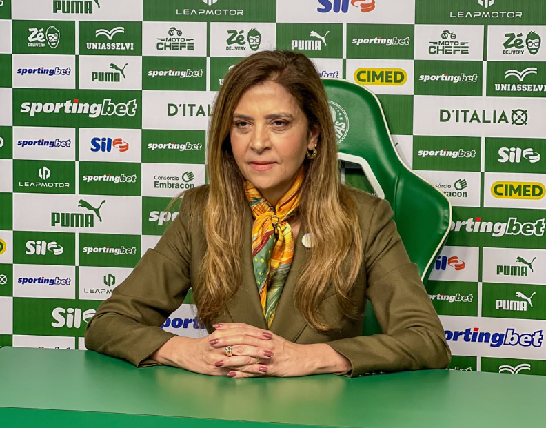 Presidente do Palmeiras, Leila Pereira é eleita pela segunda vez seguida melhor dirigente da América do Sul / Palmeiras