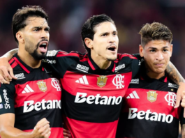 Flamengo apaga o asterisco da tabela, cola no Palmeiras e deixa Mirassol no limite do Z4 Flamengo Lucas Paquetá Pedro e Carrascal