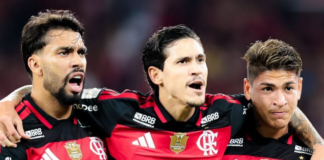 Flamengo Lucas Paquetá Pedro e Carrascal