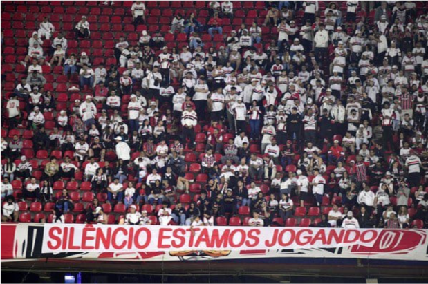 São Paulo Protesto da torcida