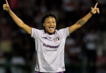Brasileiro Feminino: Corinthians defende a sua dinastia e São Paulo busca a revanche de 2024 Corinthians, a são-paulina Kesia Sena comemora o gol sobre o Flamengo