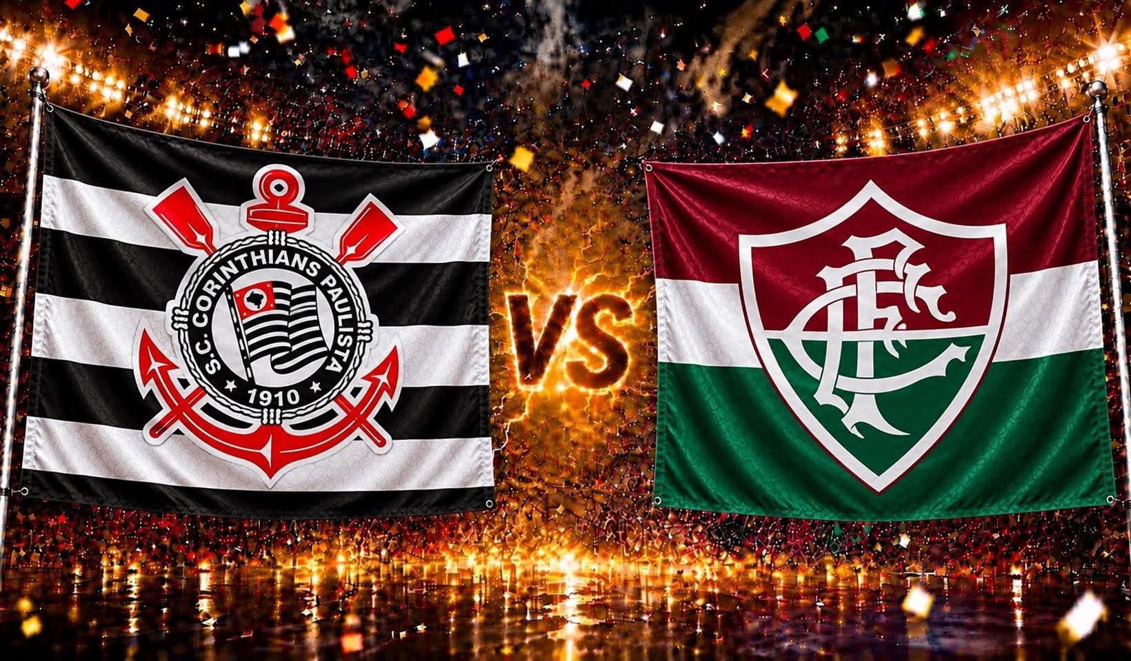 Imagem ilustrativa sobre Corinthians x Fluminense: horário, transmissão ao vivo e escalações da 28ª rodada